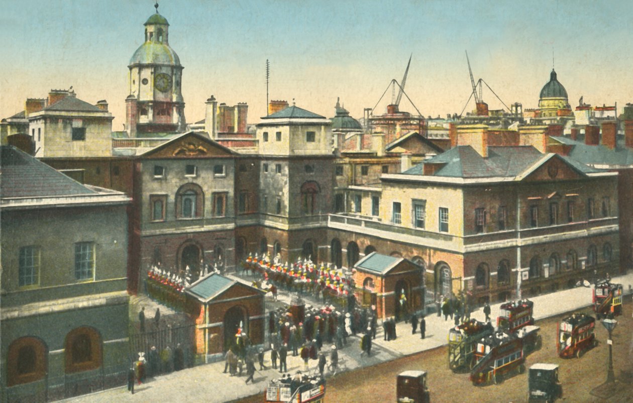 Horse Guards, Whitehall, London, um 1910 von Unbekannt