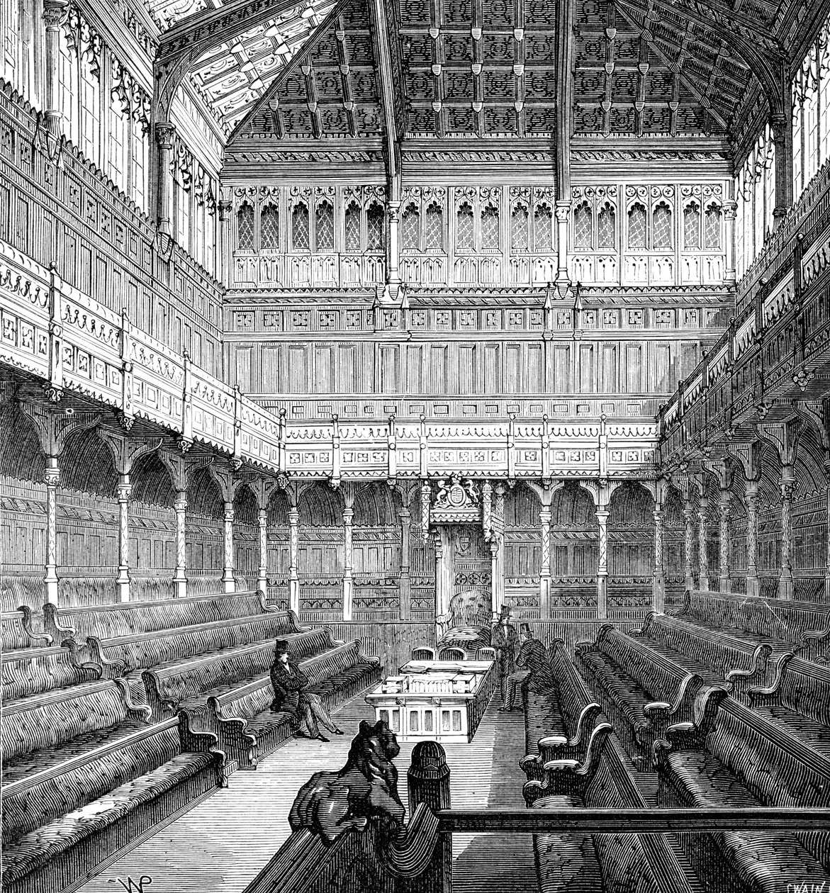 House of Commons, Westminster, London, 1900 von Unbekannt