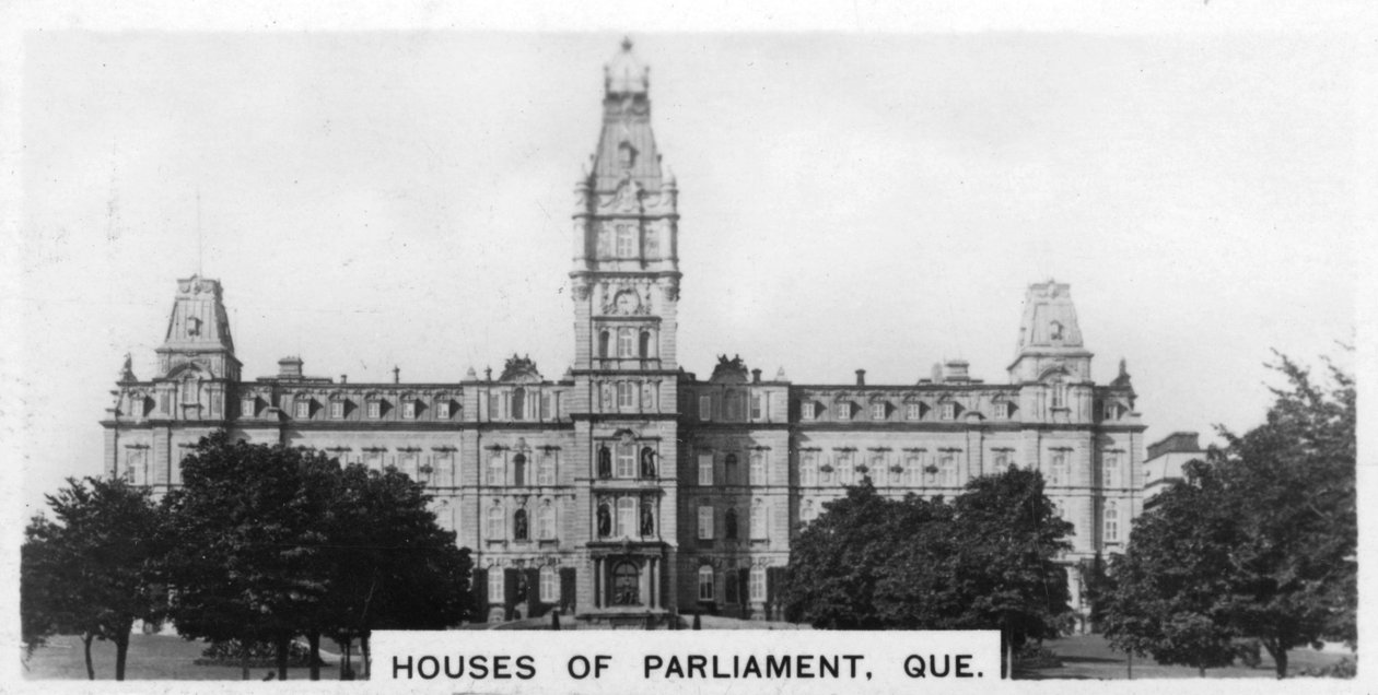 Parlamentsgebäude, Quebec, um 1920er Jahre von Unbekannt