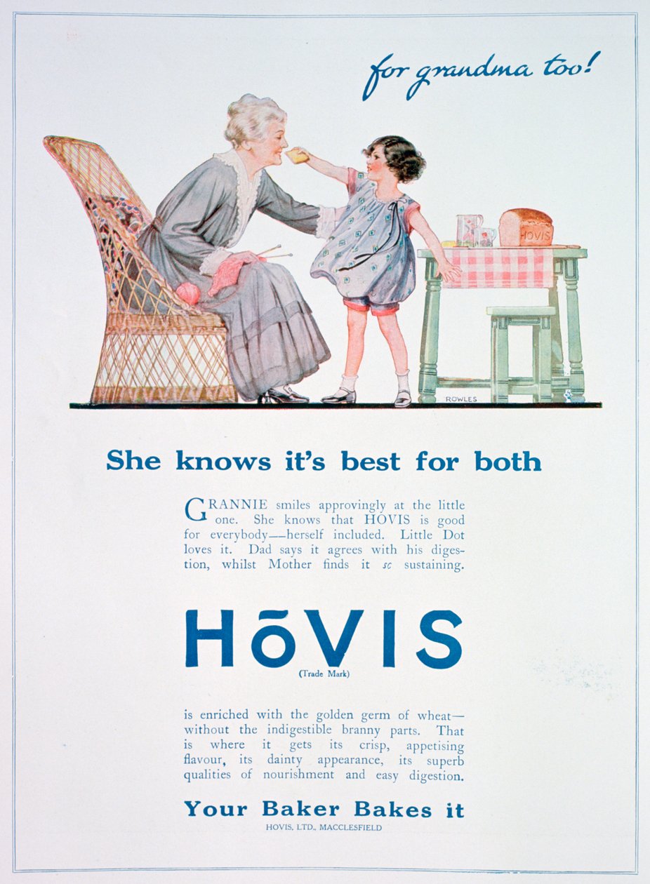 Hovis-Brot-Werbung, 1923 von Unbekannt