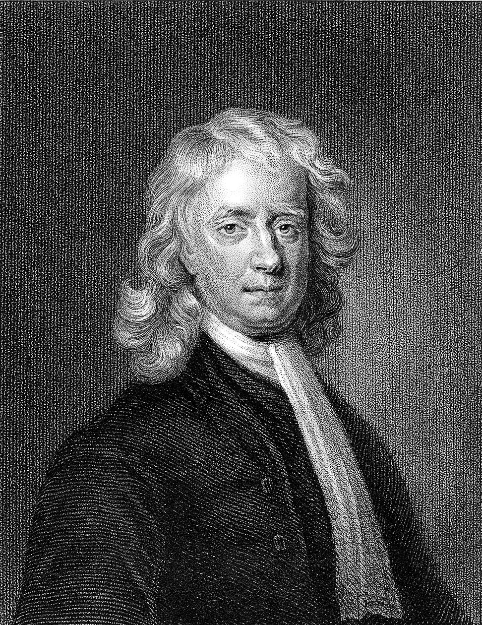 Isaac Newton, englischer Mathematiker und Physiker von Unbekannt