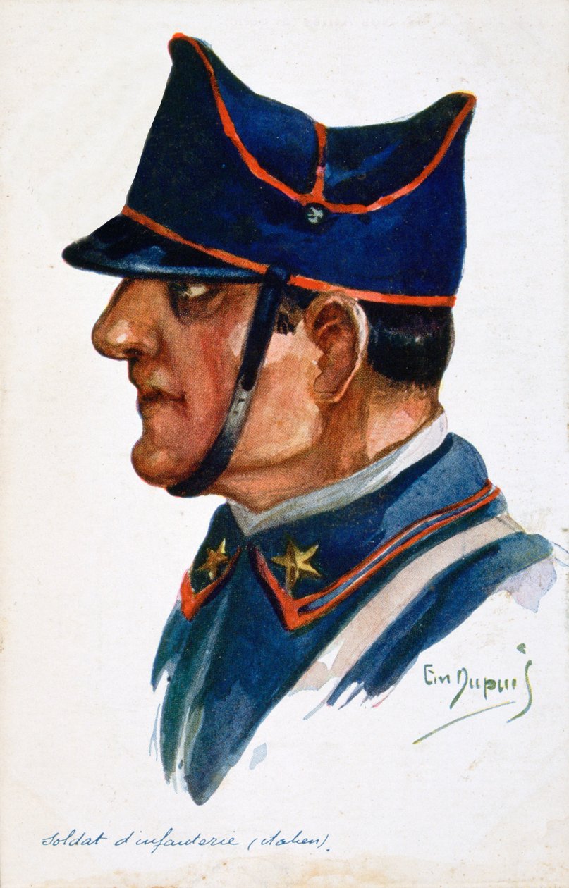Italienischer Infanteriesoldat, 1914-1918 von Unbekannt