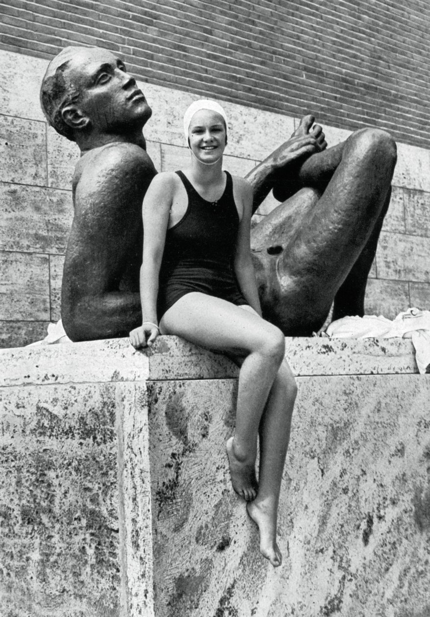 Jeanette Campbell, argentinische Schwimmerin, Olympische Spiele Berlin, 1936 von Unbekannt