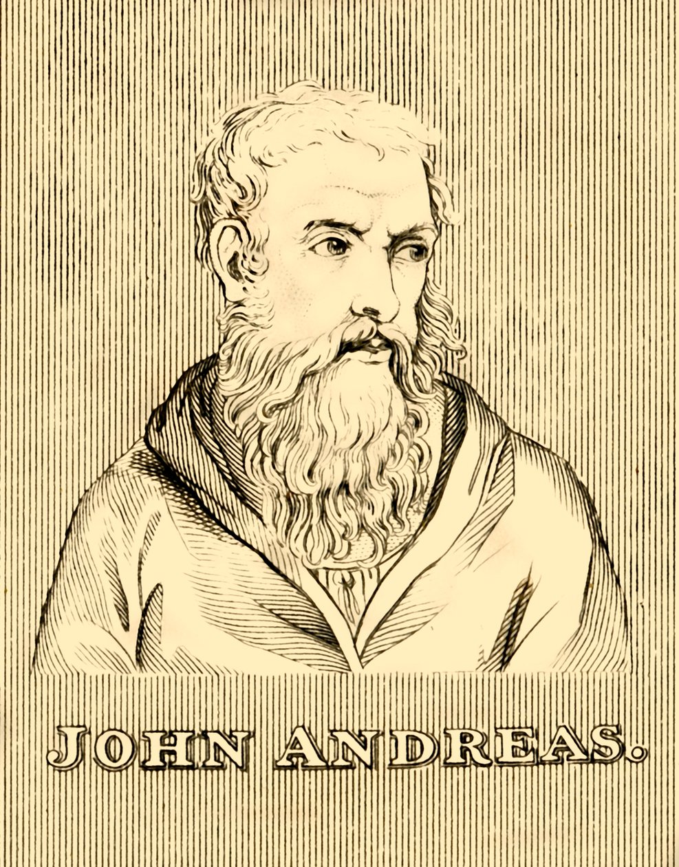 Johannes Andreas, gestorben 1348, 1830 von Unbekannt