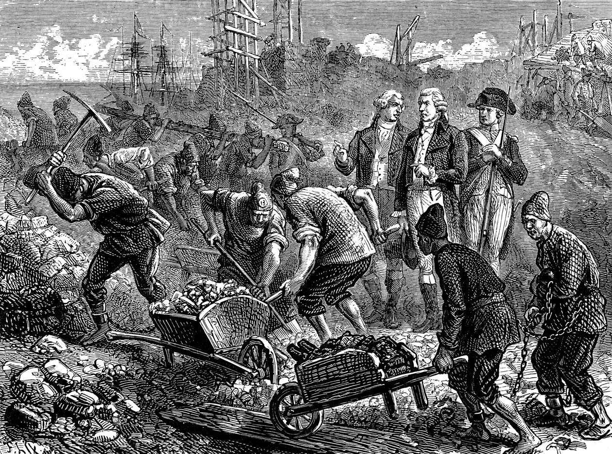 John Howard, englischer Gefängnisreformer, um 1780, um 1880 von Unbekannt