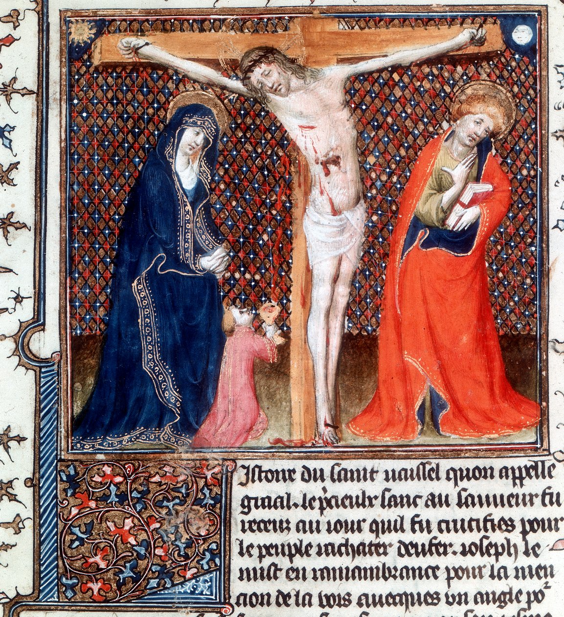 Joseph von Arimathäa empfängt das Blut Christi von Unbekannt