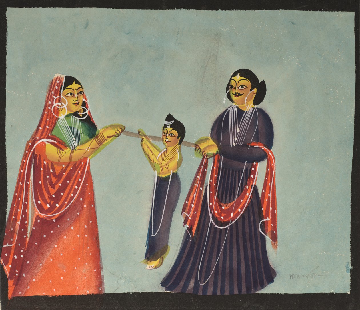 Kalighat-Malerei, 1800er Jahre von Unbekannt