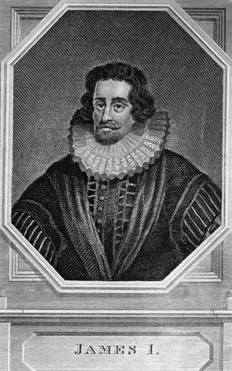 König James I., 1566-1625 von Unbekannt