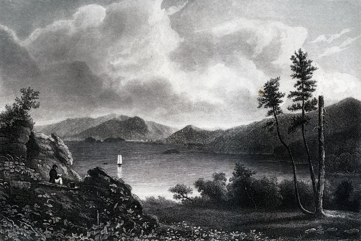 Lake George, New York, 1855 von Unbekannt