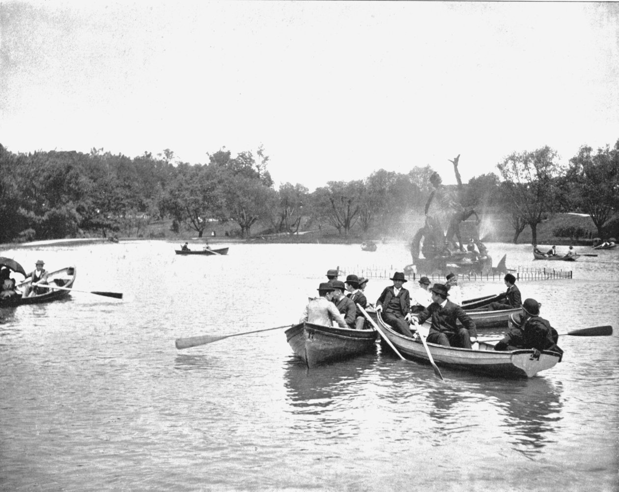 See im Wade Park, Cleveland, Ohio, USA, um 1900 von Unbekannt