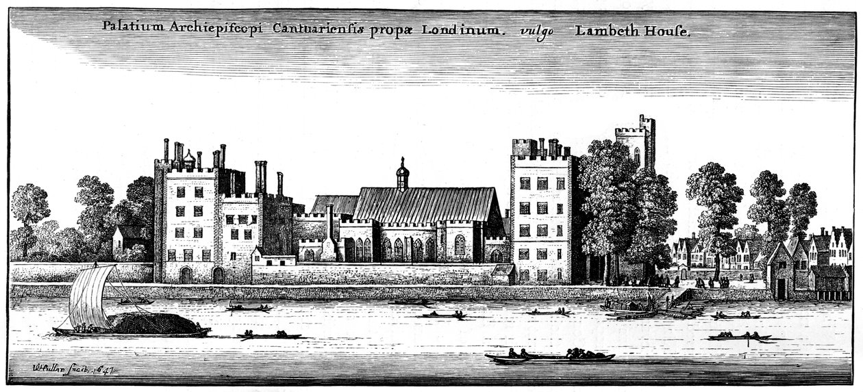 Lambeth Palace, London, 1647 von Unbekannt
