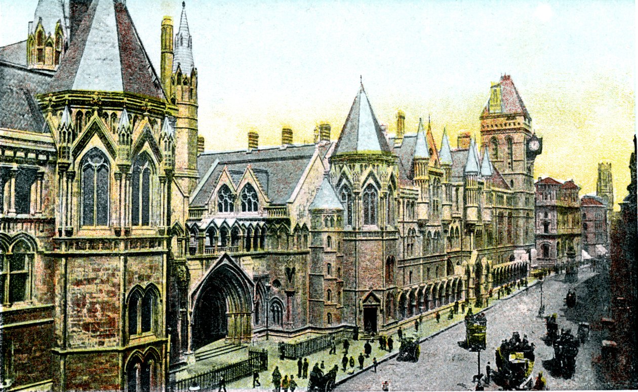 Gerichtshöfe, London, 20. Jahrhundert von Unbekannt