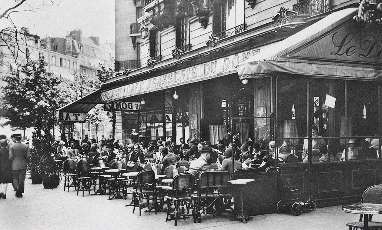 Le Dôme, Boulevard du Montparnasse von Unbekannt