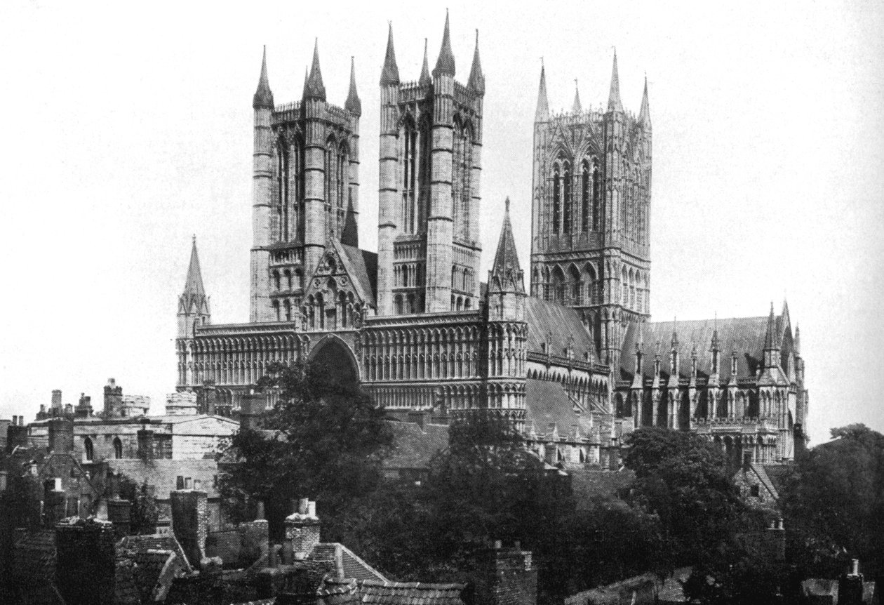 Kathedrale von Lincoln, 1926 von Unbekannt
