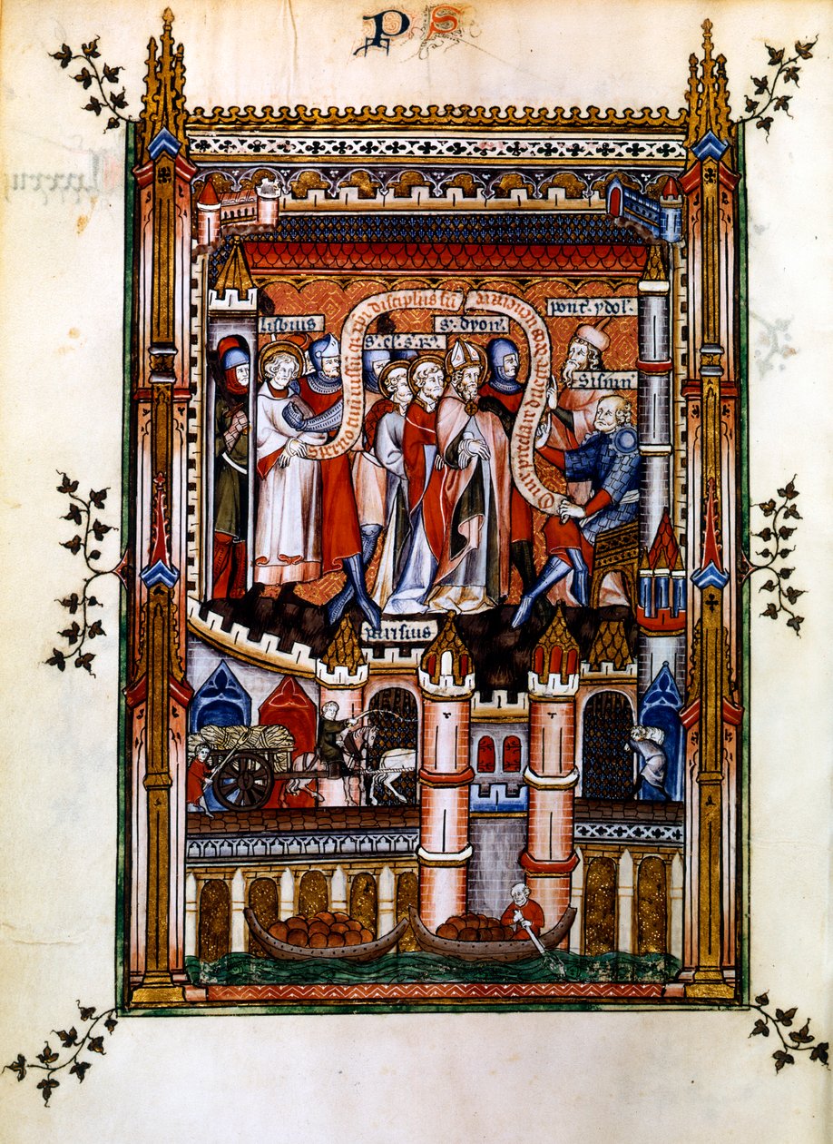 Lisbius erklärt sich zum Jünger Christi, 1317 von Unbekannt