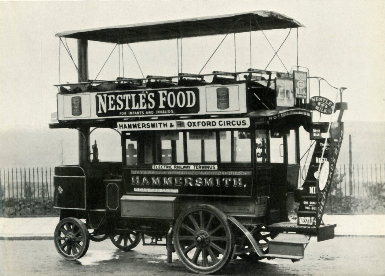 Londoner Dampfbus, 1902, 1947 von Unbekannt
