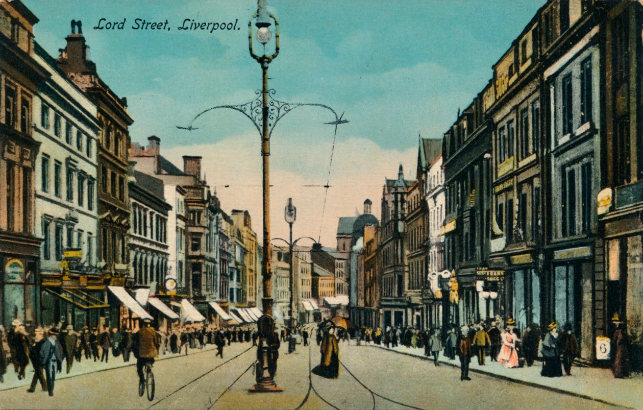 Lord Street, Liverpool, ca. 1910 von Unbekannt