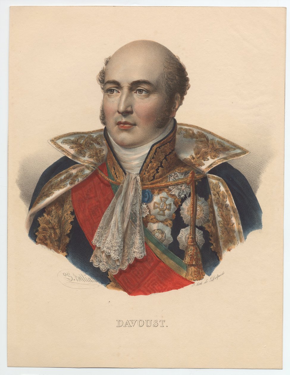 Louis-Nicolas Davout 1770-1823, Marschall von Frankreich von Unbekannt