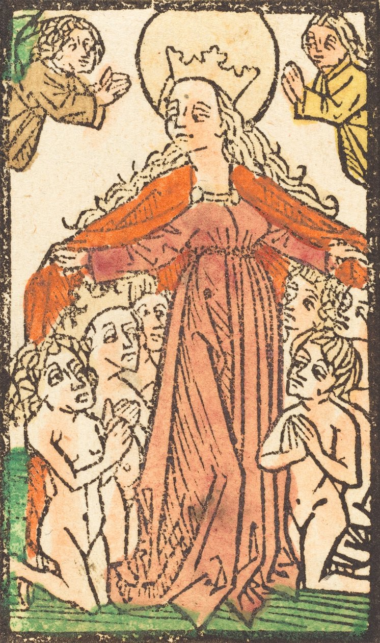 Madonna als Beschützerin von Unbekannt