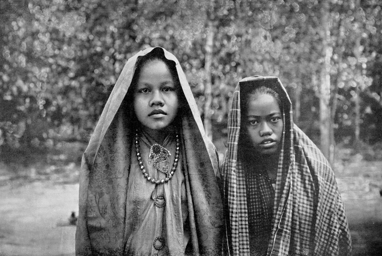 Malaiische Mädchen, Sumatra, Indonesien von Unbekannt