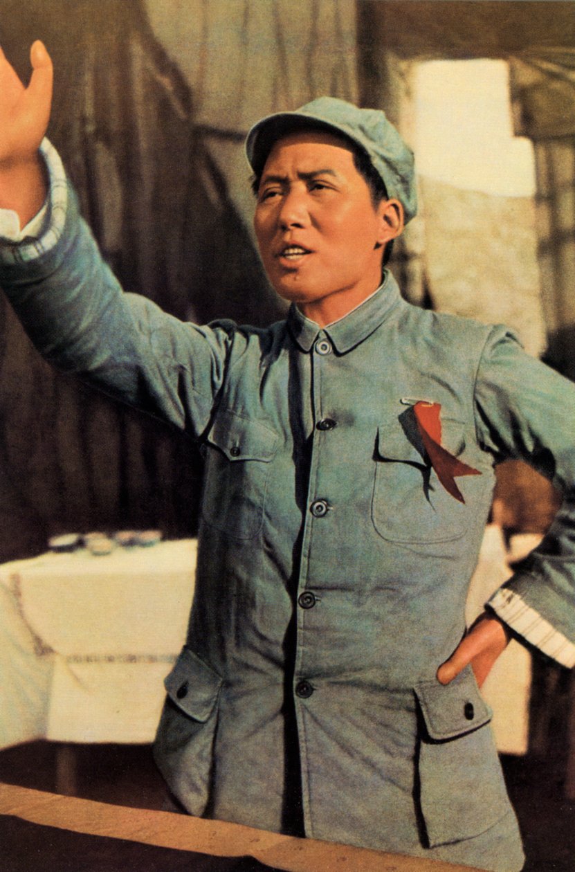 Mao Zedong, chinesischer kommunistischer Revolutionär und Führer, ca. 1920er-1940er von Unbekannt