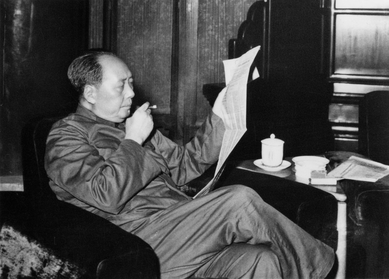 Mao Zedong, chinesischer kommunistischer Revolutionär und Führer von Unbekannt