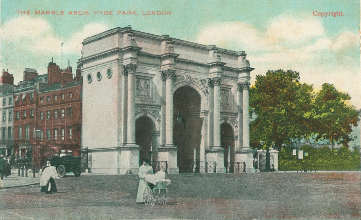 Marble Arch, Hyde Park, London von Unbekannt