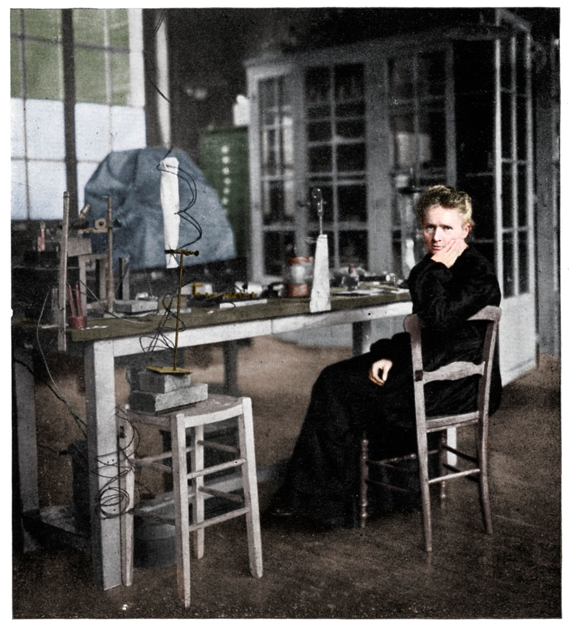 Marie Curie, polnisch-französische Physikerin, um 1920 von Unbekannt