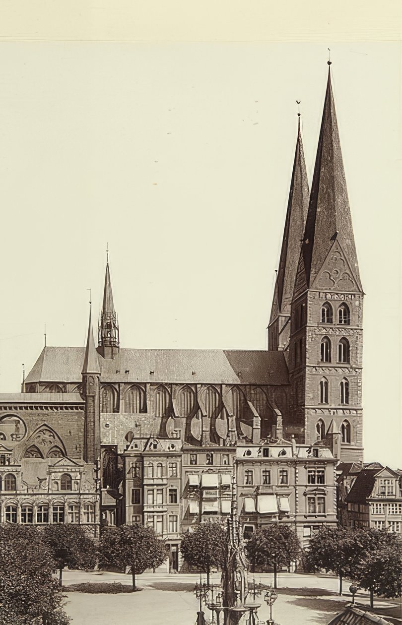 Marienkirche in Lübeck von Unbekannt