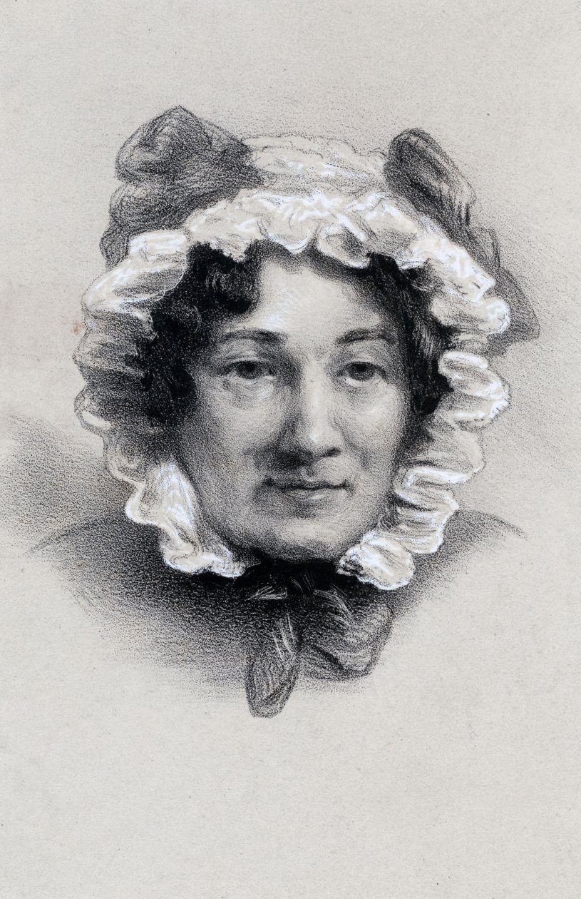 Mary Ann Lamb 1764-1847, englische Schriftstellerin, 19. Jahrhundert von Unbekannt