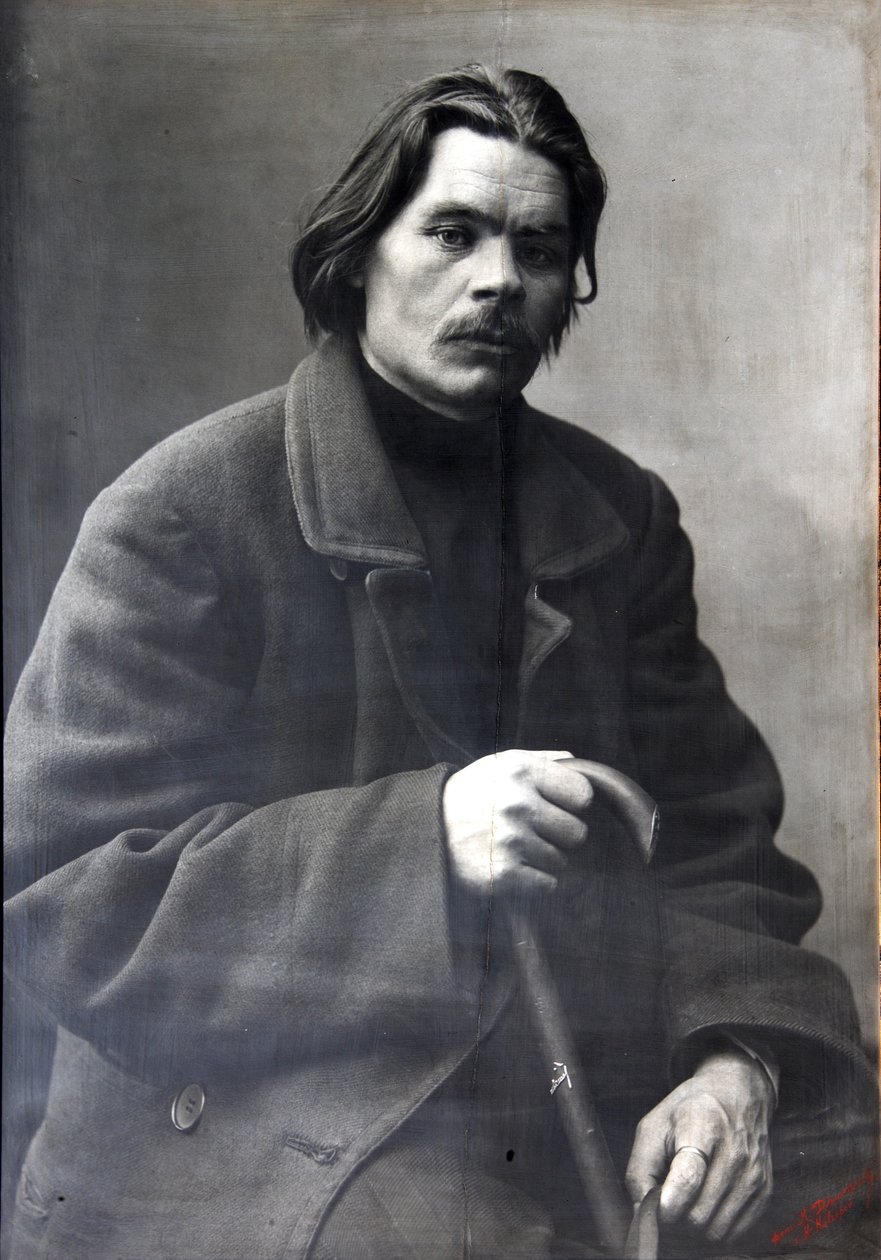 Maxim Gorki, russischer Autor, ca. 1901-ca. 1902 von Unbekannt
