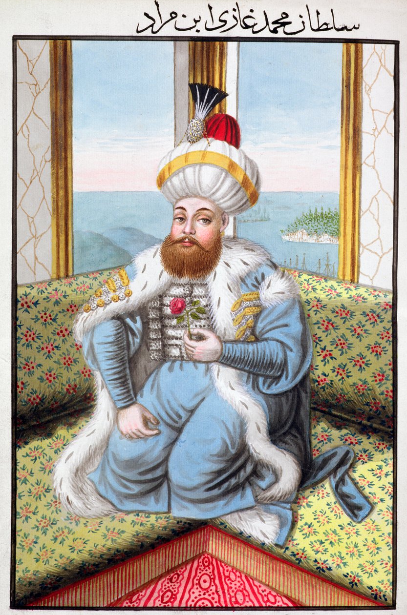 Mehmed II, osmanischer Kaiser, 1808 von Unbekannt