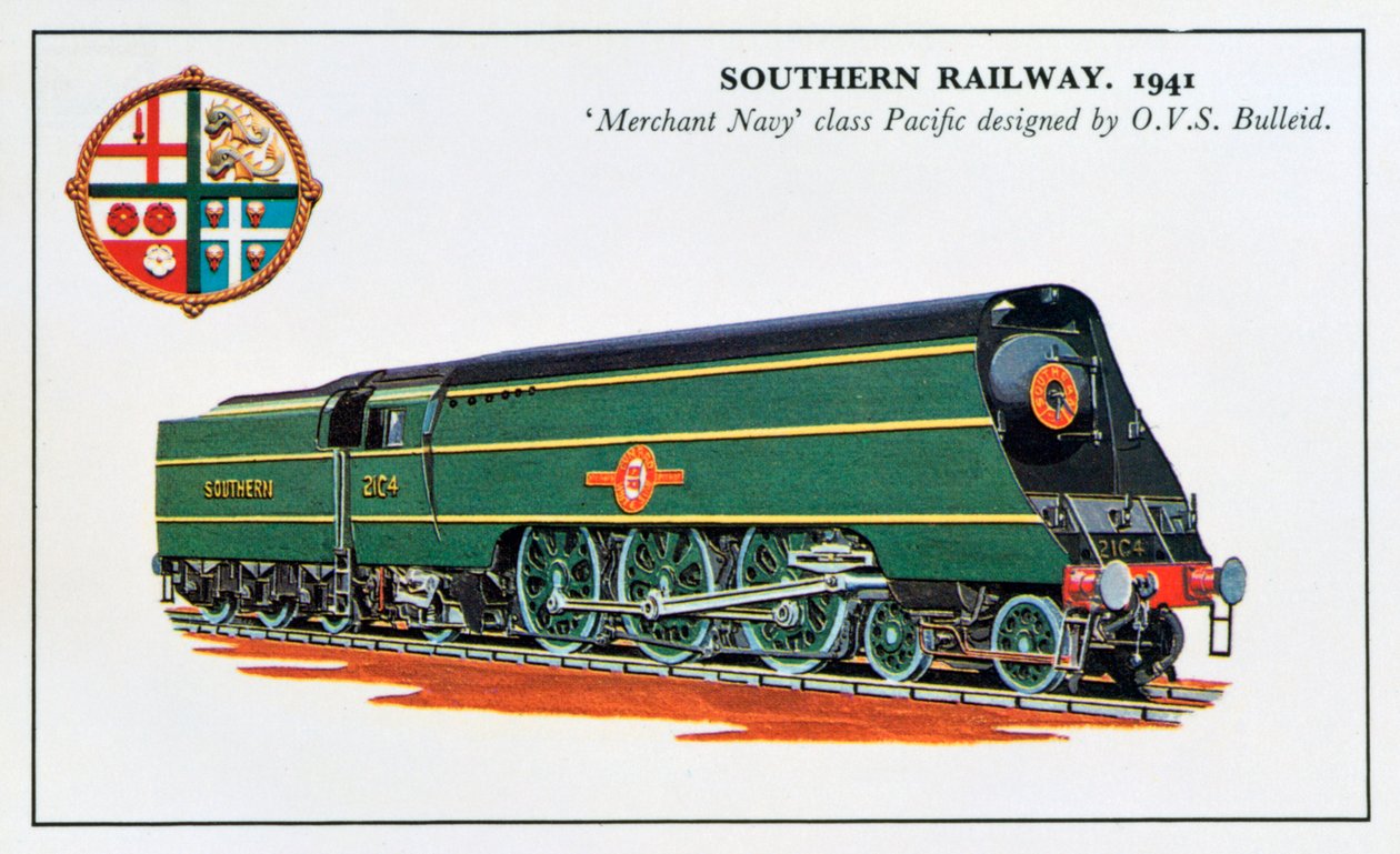 Merchant Navy Klasse, Southern Railway, 1941, 20. Jahrhundert von Unbekannt