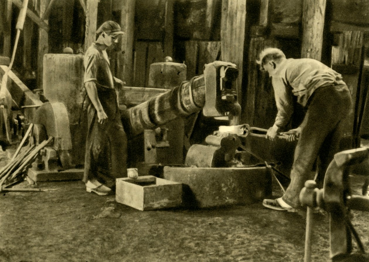 Metallarbeiter, Steiermark, Österreich, um 1935 von Unbekannt