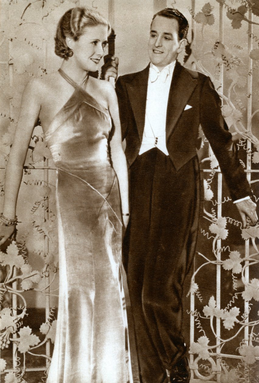 Molly Lamont und Gene Gerrard, Schauspieler, 1933 von Unbekannt