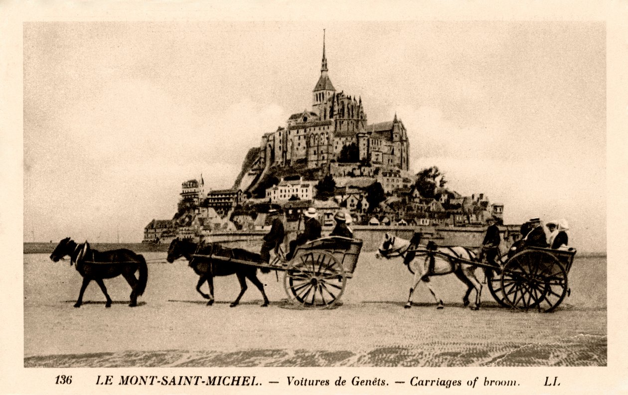 Mont-Saint-Michel, Normandie, Frankreich von Unbekannt