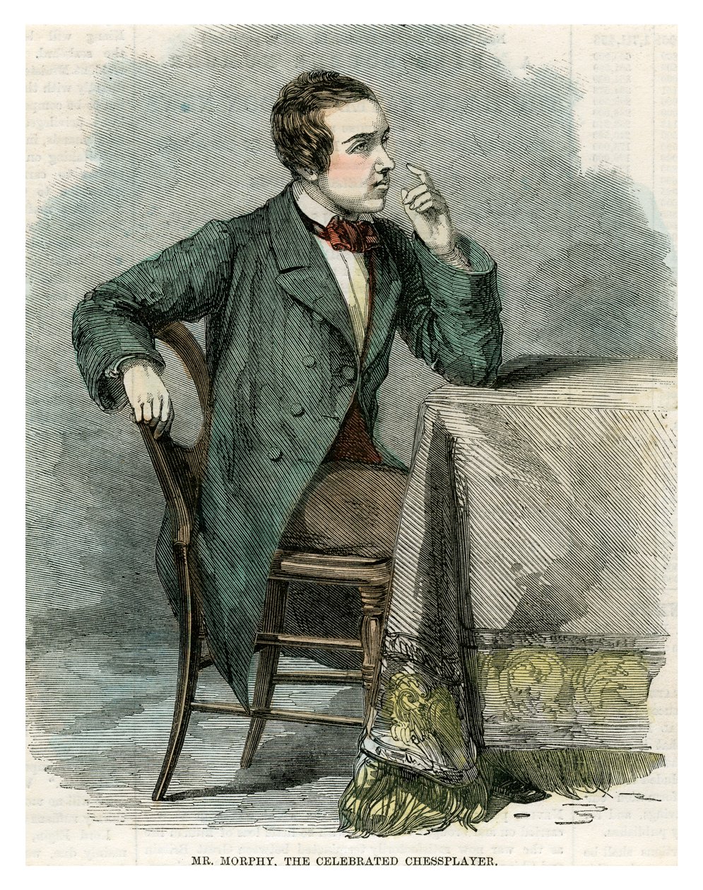 Mr. Morphy, der berühmte Schachspieler, 19. Jahrhundert von Unbekannt