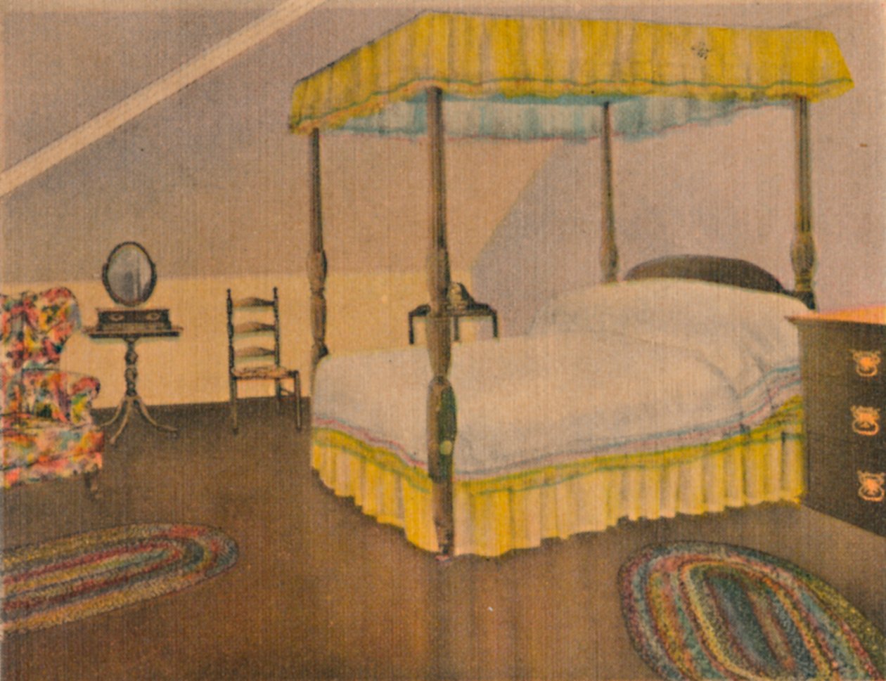 Mrs. Washingtons Schlafzimmer von Unbekannt