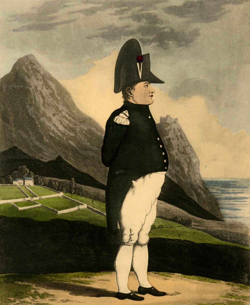 Napoleon Bonaparte, 1816 von Unbekannt