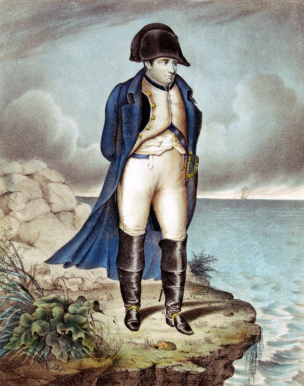 Napoleon I., Kaiser von Frankreich, im Exil von Unbekannt