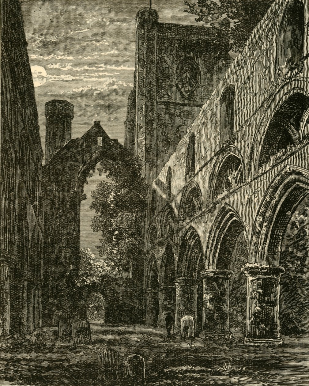 Schiff von Dunkeld Cathedral, 1898 von Unbekannt