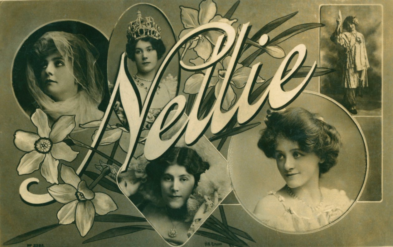 Nellie, Postkarte der edwardianischen Schauspielerin Nellie Stewart von Unbekannt
