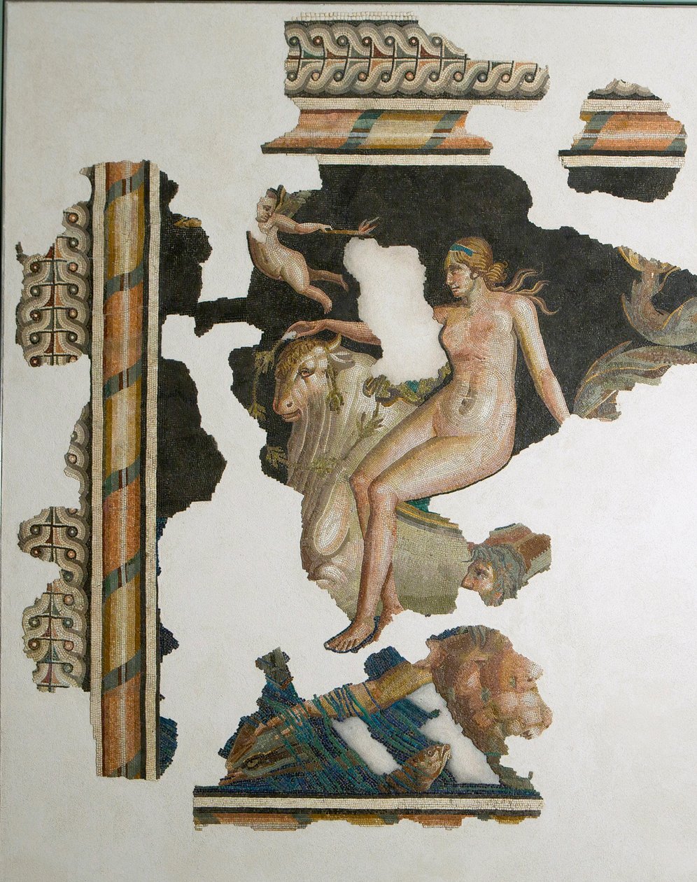 Nereide, Italien (Mosaik) von Unbekannt