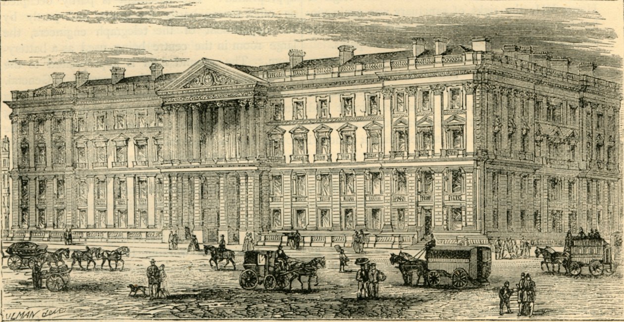 Neues Hauptpostamt, St. Martins-Le-Grand, um 1872 von Unbekannt