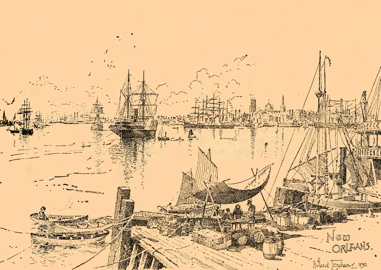 New Orleans, Louisiana, um 1890 von Unbekannt