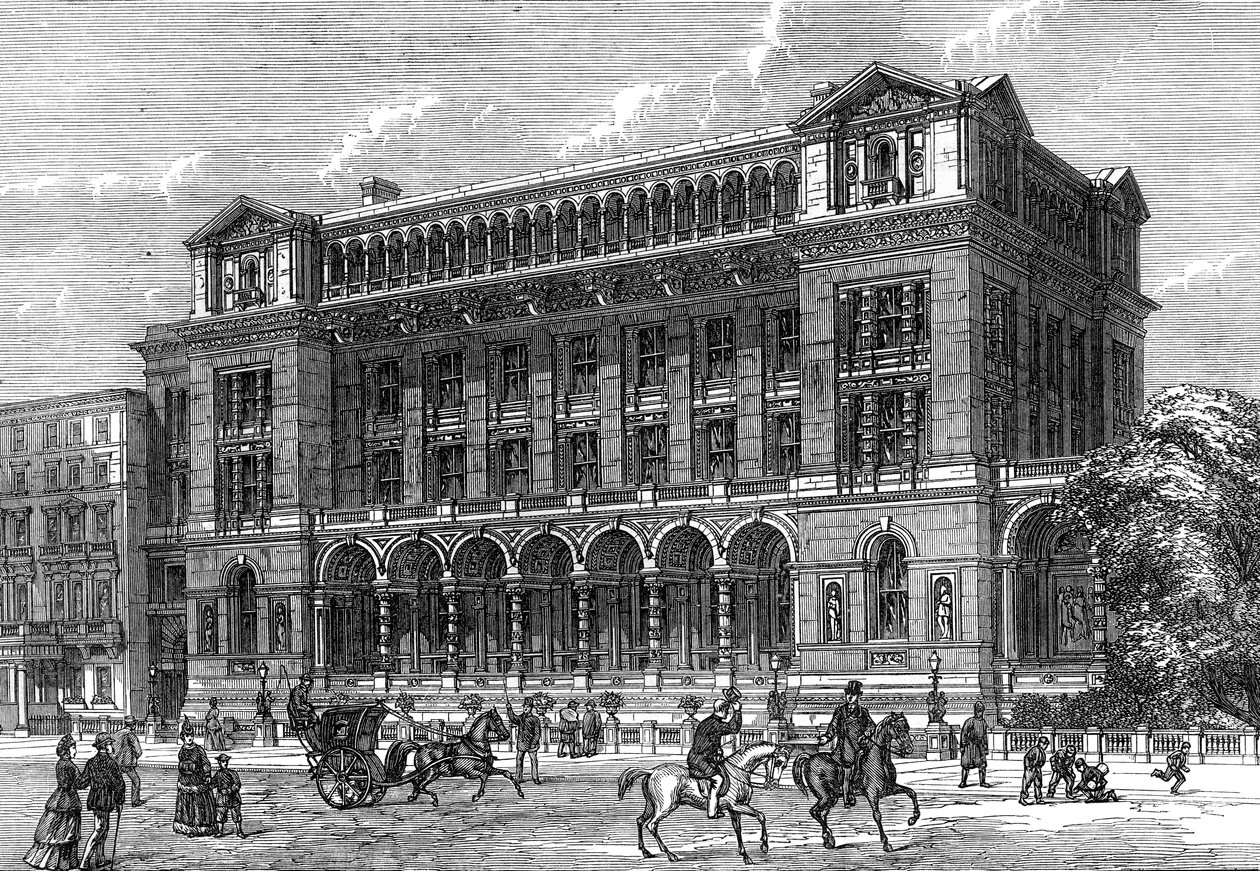 Neue Wissenschaftsschulen, South Kensington, London, 19. Jahrhundert von Unbekannt