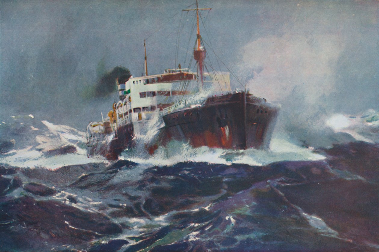 Öl auf unruhigen Gewässern, 1936 von Unbekannt