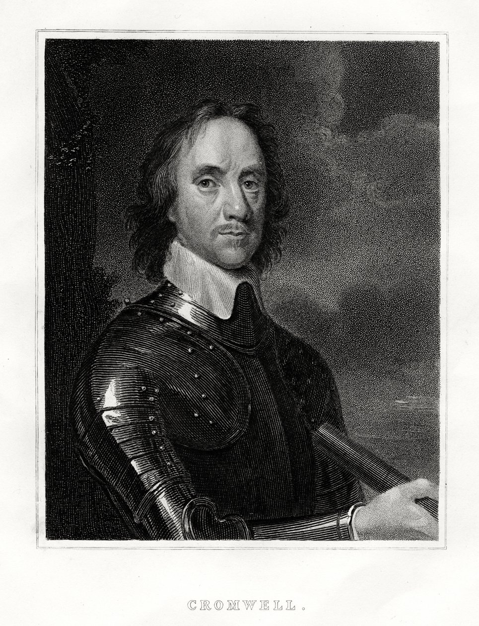Oliver Cromwell, 1860 von Unbekannt