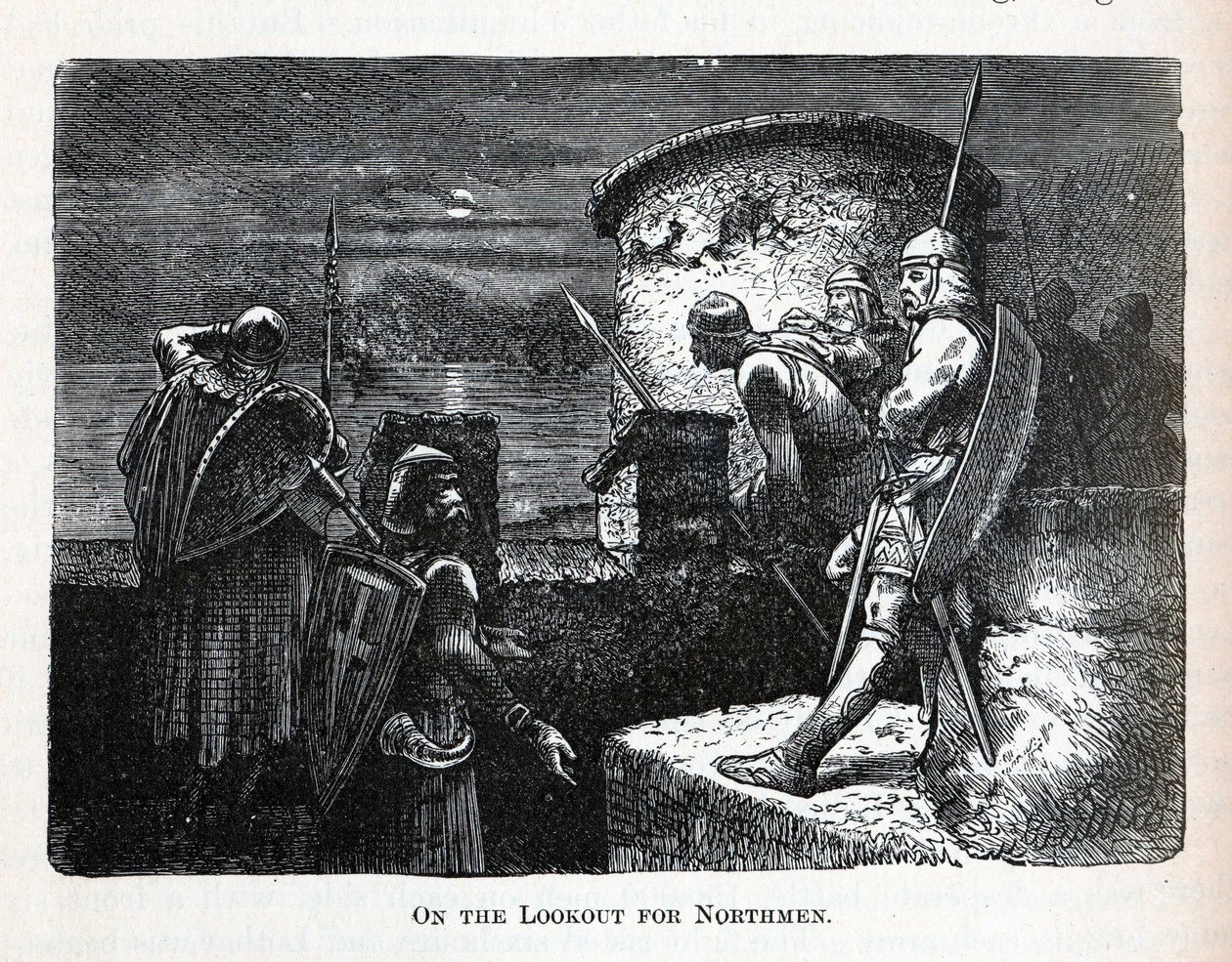 Auf der Suche nach Nordmännern, 1882 von Unbekannt