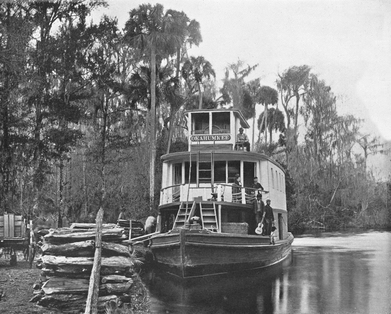 Am Ocklawaha-Fluss, Florida, USA, ca. 1900 von Unbekannt